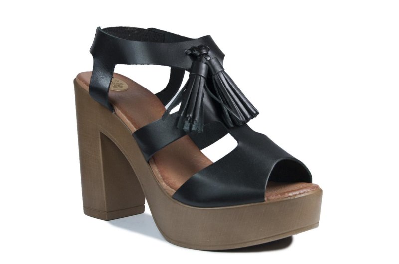 Calidad superior Rumbo 3546 Sandalias de Mujer en negro XS54243
